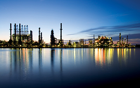 Chevron/Texaco Plant. Chevron's Raffineri i Mississippi.